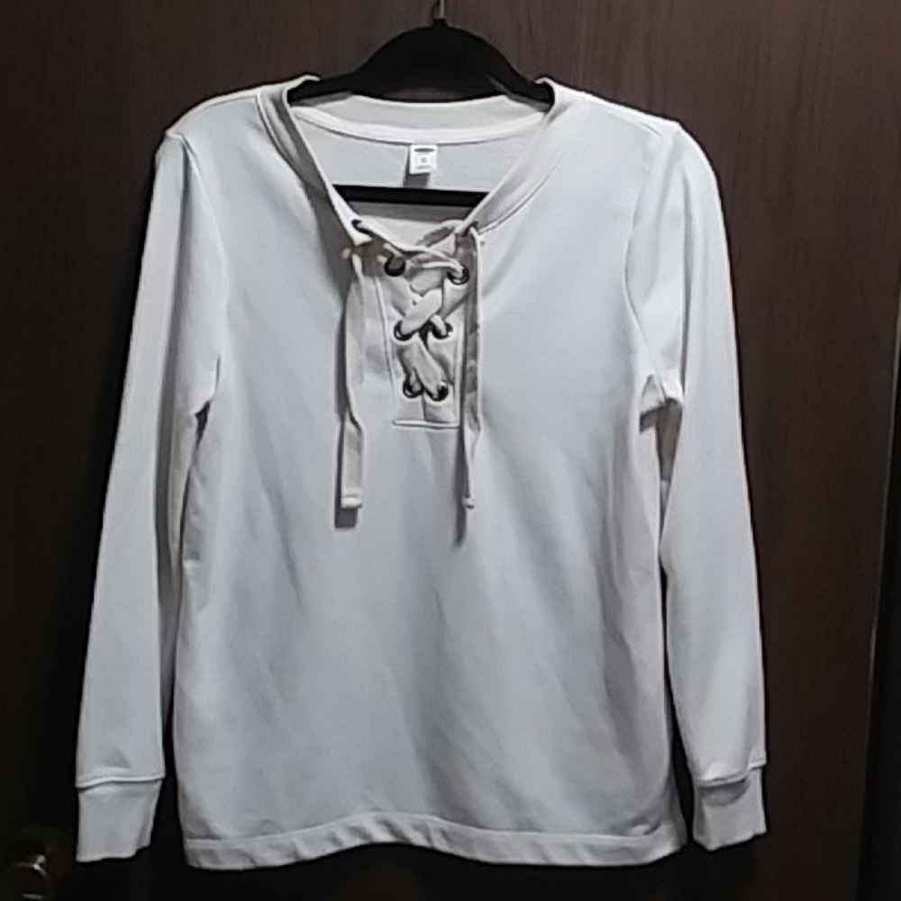 Old Navy lace up sweatshirt